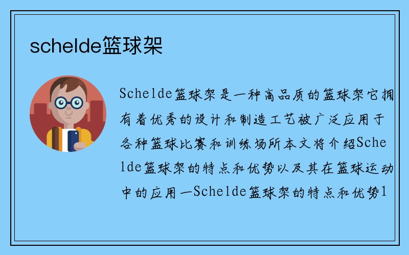 schelde篮球架